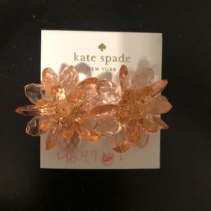 Kate Spade Pink Flower Earrings